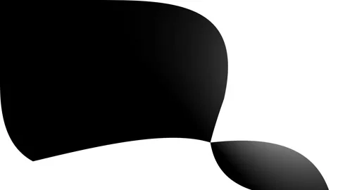Black fabric waving gently on white background, abstract background, slow m.. Stock Footage 335023153