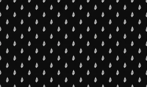 Black fabric with white dotted pattern for design or craft Stock Illustration