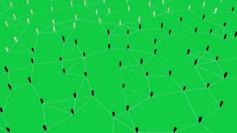 Black fading to transparent, icon emerging on mesh, view zooming out, mesh Stock Footage 339724784