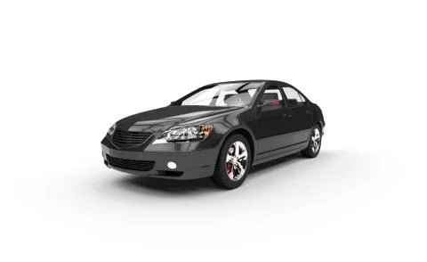 Black Fast Car Illustrazione stock
