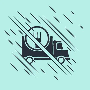 Black Fast round the clock delivery by car icon isolated on green background Illustration