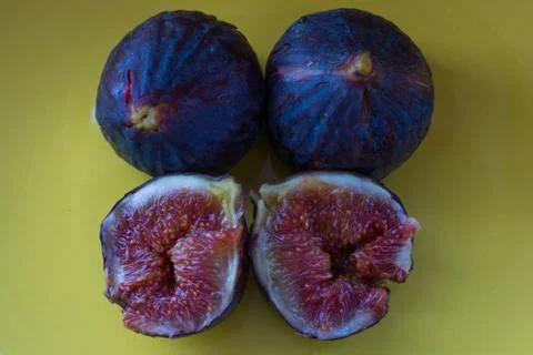 Black figs Stock Photos