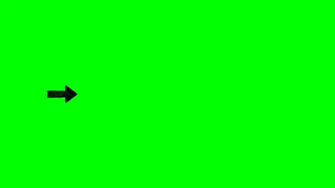 Black fill hand drawn style right arrow animation Video stock 336813871