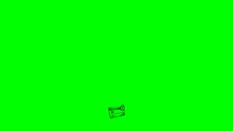 Black fill hand drawn style locked credit card security payment Video stock 338350995