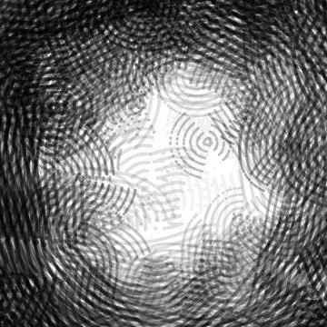 Black Fingerprint Tunnel Pattern Abstract Background Stock Illustration