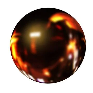 Black fire ball 3d render Black fire ball 3d render Copyright: xZoonar.com... Stock Photos