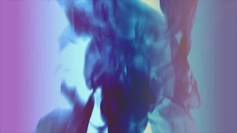 Black fire flames on purple gradient background. Burning fire flame Stock Footage 254591722