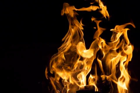 Black Fire Stockfoto's