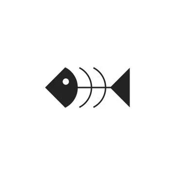 Black fish Stock Illustration