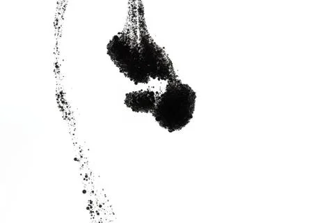Black fizz bubbles Stock Photos