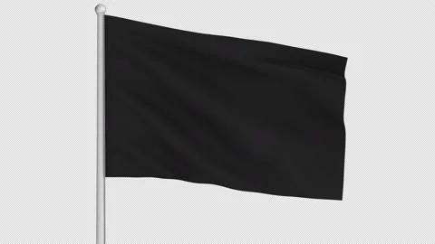 Black Flag Loop Stock Footage 222618399