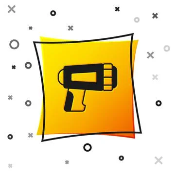 Black Flashlight for diver icon isolated on white background. Diving underwater イラスト素材