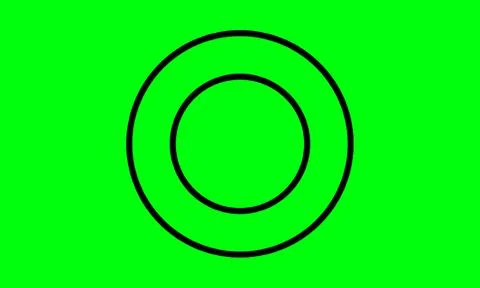 Black flat circle illustration design, suitable for your design needs イラスト素材