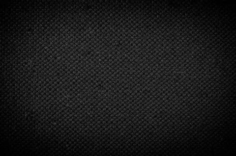 Black flax cloth texture abstract Stock Photos