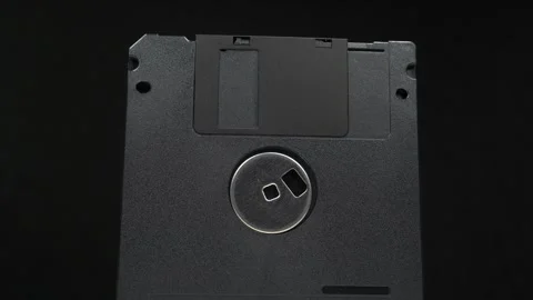 Black floppy diskettes. Floppy disk, diskette, or floppy diskette Stock Footage 331750515