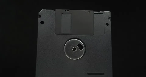 Black floppy diskettes. Floppy disk, diskette, or floppy diskette Stock Footage 334002361