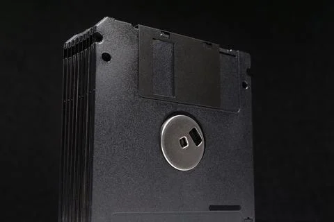 Black floppy diskettes. Floppy disk, diskette, or floppy diskette - type of.. Фото