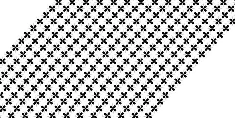 Black Floral Seamless Pattern Diagonal Repeating Background Texture For Des.. Stock Illustration