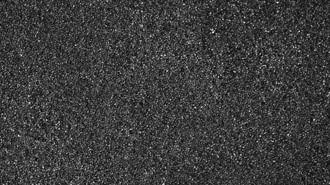 Black foam texture as background. Black foam surface, top view, flat lay Video stock 302311358