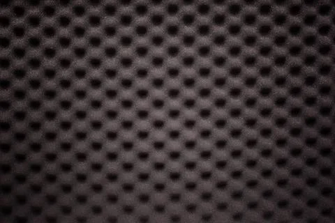Black foam with wave texture Stock Photos