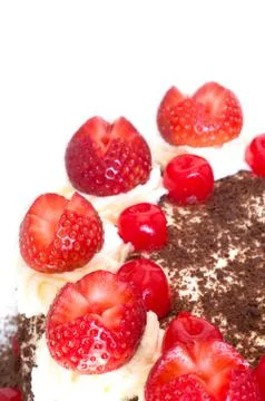 Black forest cake Stock Photos