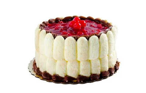 Black forest cake. Stock Photos