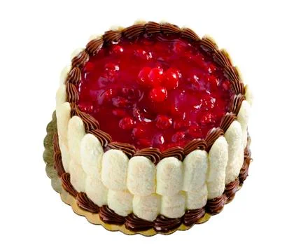 Black forest cake. Stock Photos