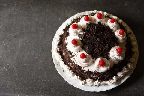Black forest cake Stock Photos