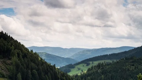 Black Forest Germany Timelapse 스톡 동영상 87165047