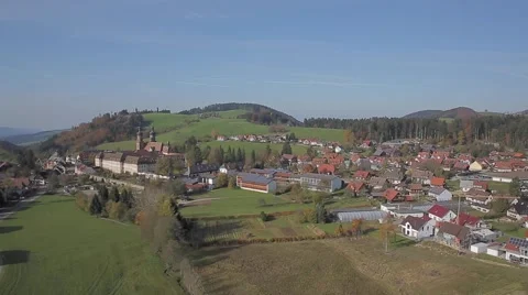 Black Forest Monastery Sankt Peter Stock Footage 48016933