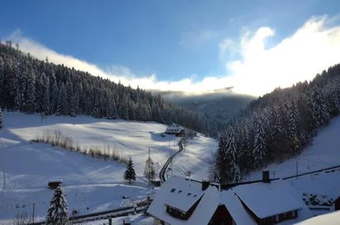 Black Forest in Winter - Germany Stock Photos
