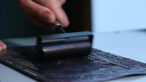 Black form working process  5 Video stock 326496067