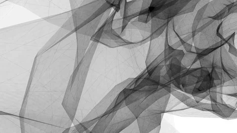 Black fractal background. computer graphics Stock Footage 82471042