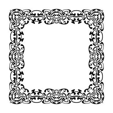 Black frame Stock Illustration