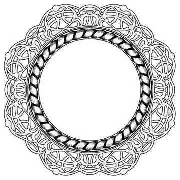 Black frame Stock Illustration