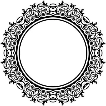 Black frame Stock Illustration