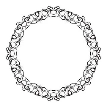 Black frame Stock Illustration