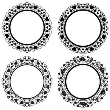 Black frame Stock Illustration