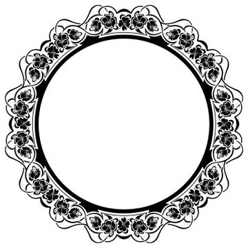 Black frame Stock Illustration