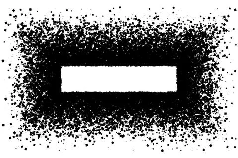 Black frame. Stock Illustration