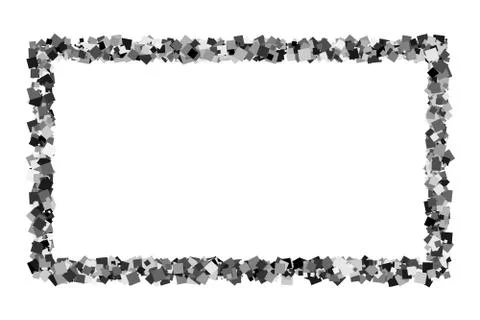 Black frame. Stock Illustration