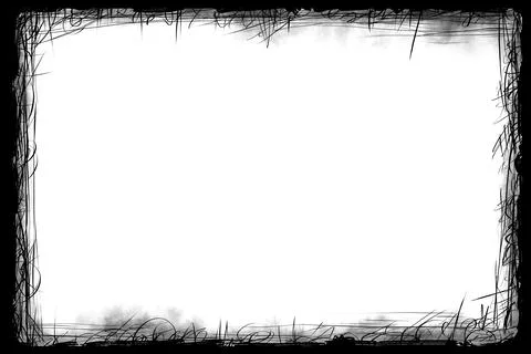 Black frame, mask Stock Illustration