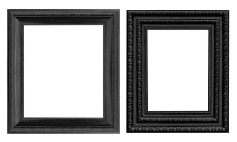 Black frame Foto stock