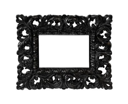 Black frame Foto stock