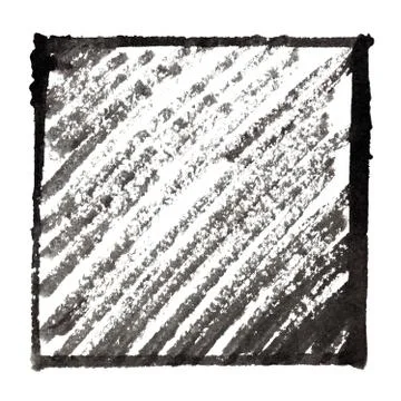 Black frame with shading Stock Illustration