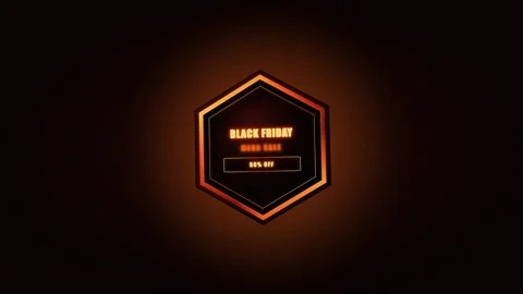 Black friday 3d badge v7 Vídeos de archivo 346194490