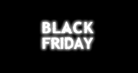 Black friday 3D Text Animation render illustration Stock Footage 95673822