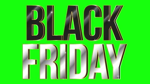 Black Friday 3D Text Stock Footage 255499913