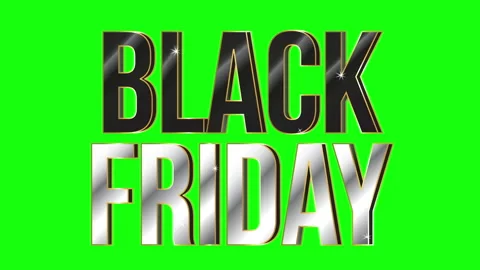 Black Friday 3D Text 스톡 동영상 255499924