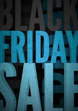 Black Friday advertisement realistic 3d vector background Stock Illustration